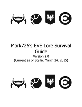 Mark726's EVE Lore Survival Guide