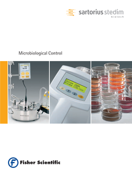 Sartorius Microbiological Control Brochure