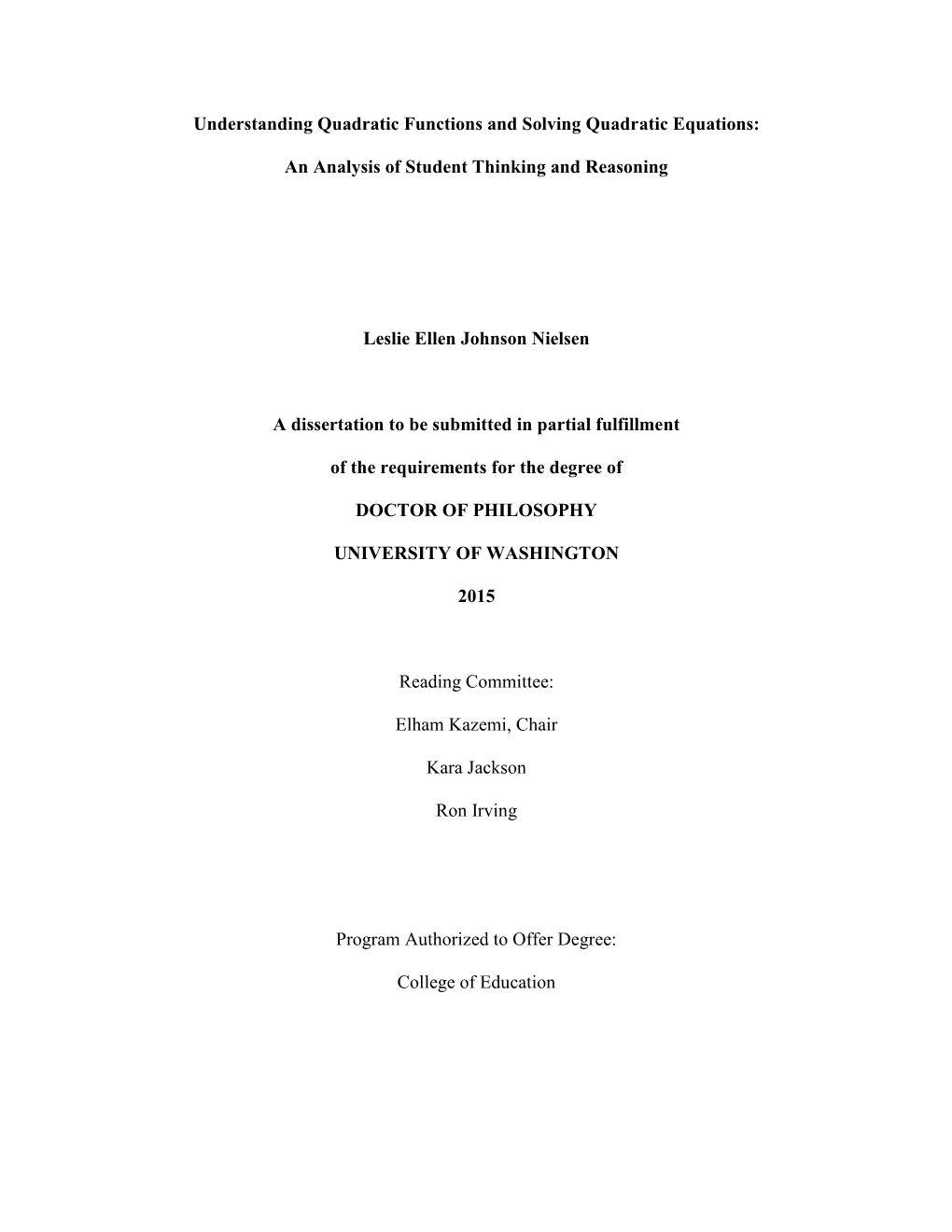 Understanding Quadratic Functions and Solving Quadratic Equations