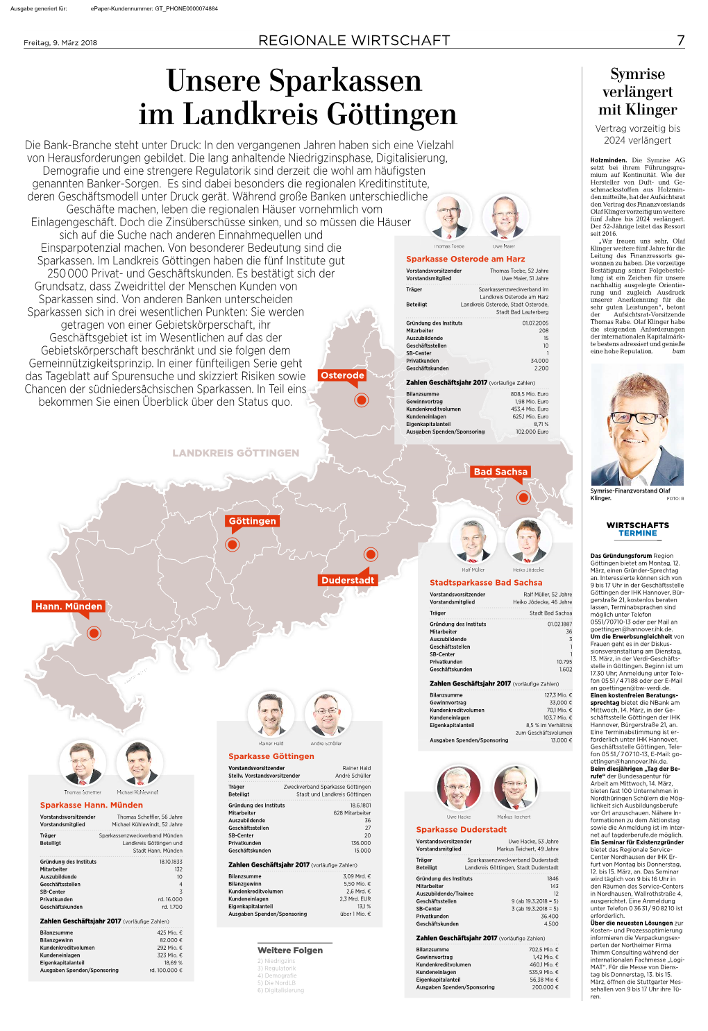 Unsere Sparkassen Im Landkreis Göttingen