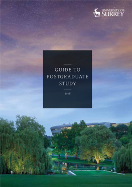 Guide to Postgraduate Study