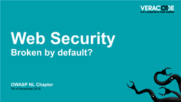 Web Security Broken by Default?