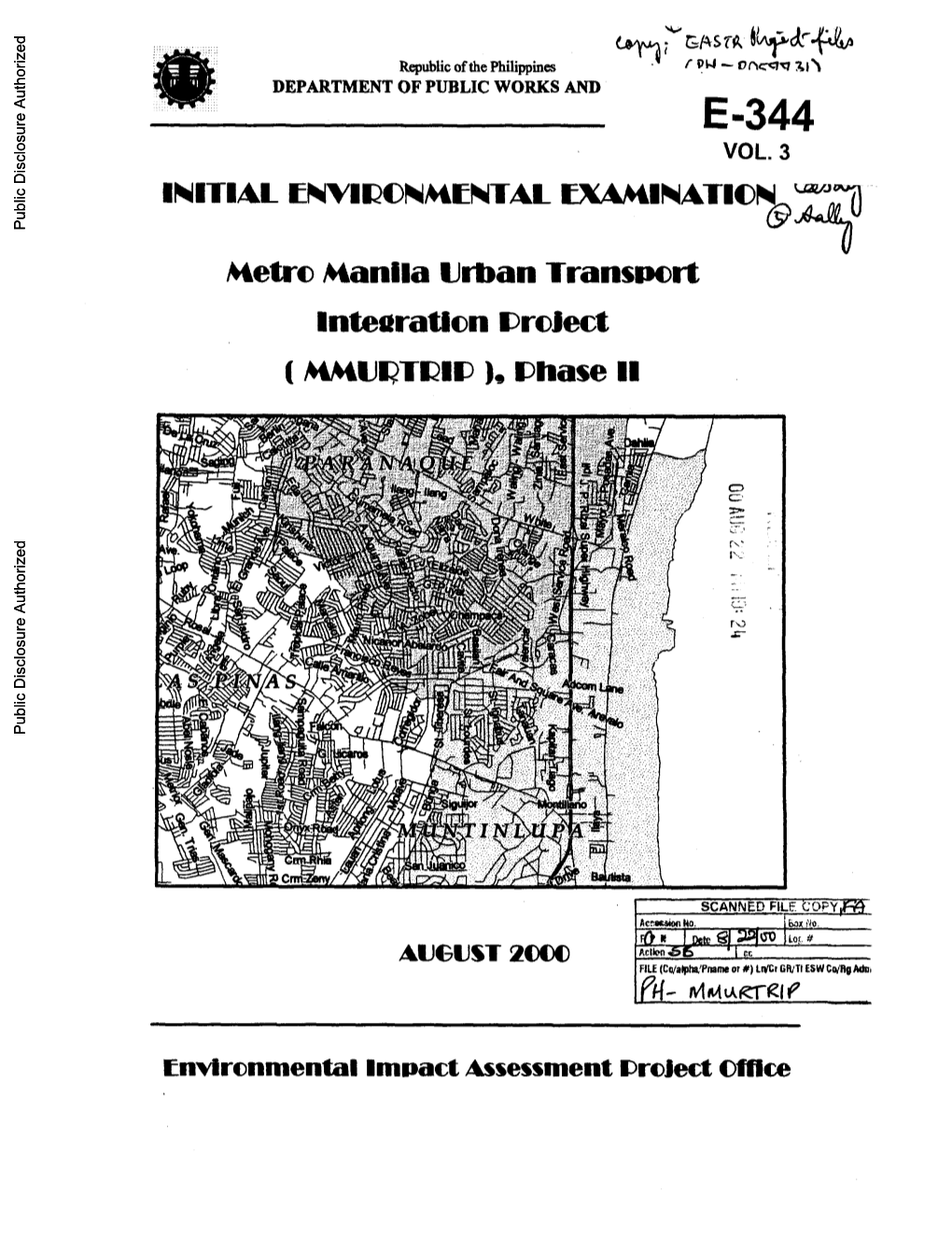 Environmental Impact Assessment Project Comee