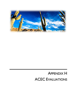 Acec Evaluations