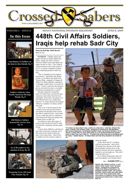 448Th Civil Affairs Soldiers, Iraqis Help Rehab Sadr City