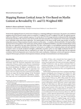 Mapping Human Cortical Areasin