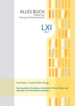 ALLES BUCH Studien Der Erlanger Buchwissenschaft LXI 2017