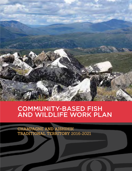 Community-Based Fish and Wildlife Work Plan