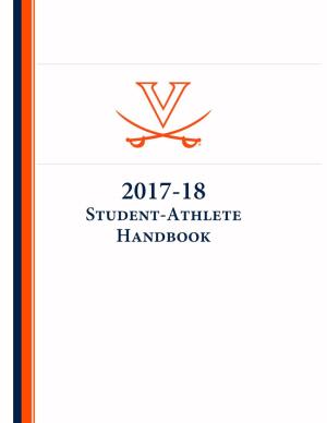 2017-2018 University of Virginia Student-Athlete Handbook