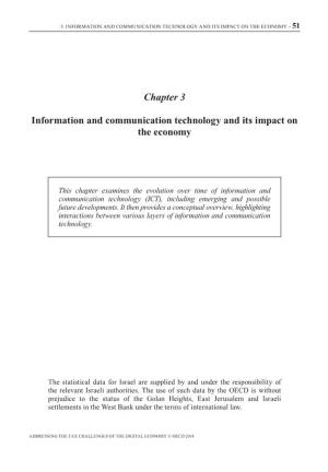 Chapter 3 Information and Communication Technology and Its