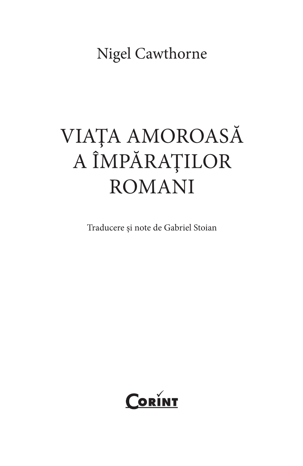 Viaţa Amoroasă a Împăraţilor Romani