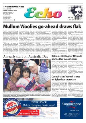 Mullum Woolies Go-Ahead Draws Flak