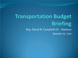 State Transportation Spending