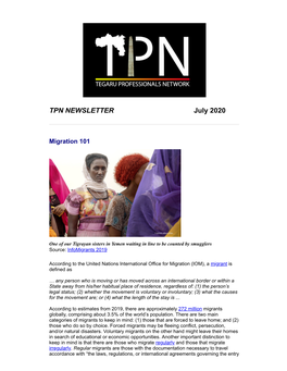 TPN NEWSLETTER July 2020