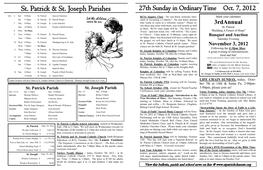 St. Patrick & St. Joseph Parishes