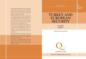Turkey and European Security