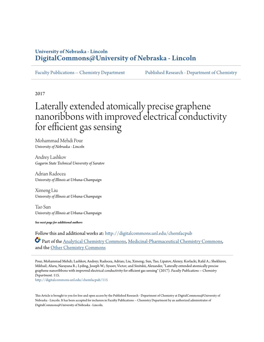 Laterally Extended Atomically Precise Graphene Nanoribbons With