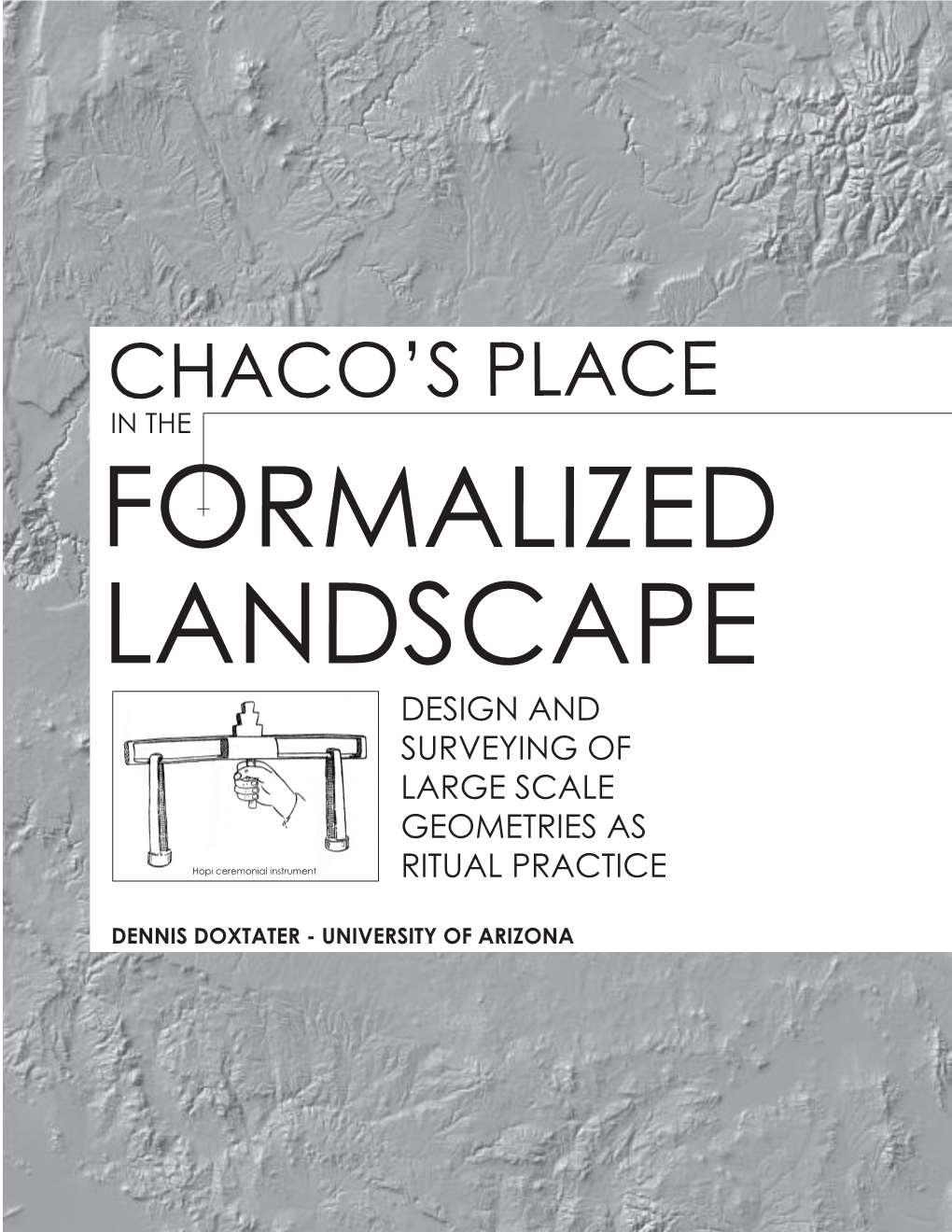 Chaco's Place in the Formalized Landscape.Pdf