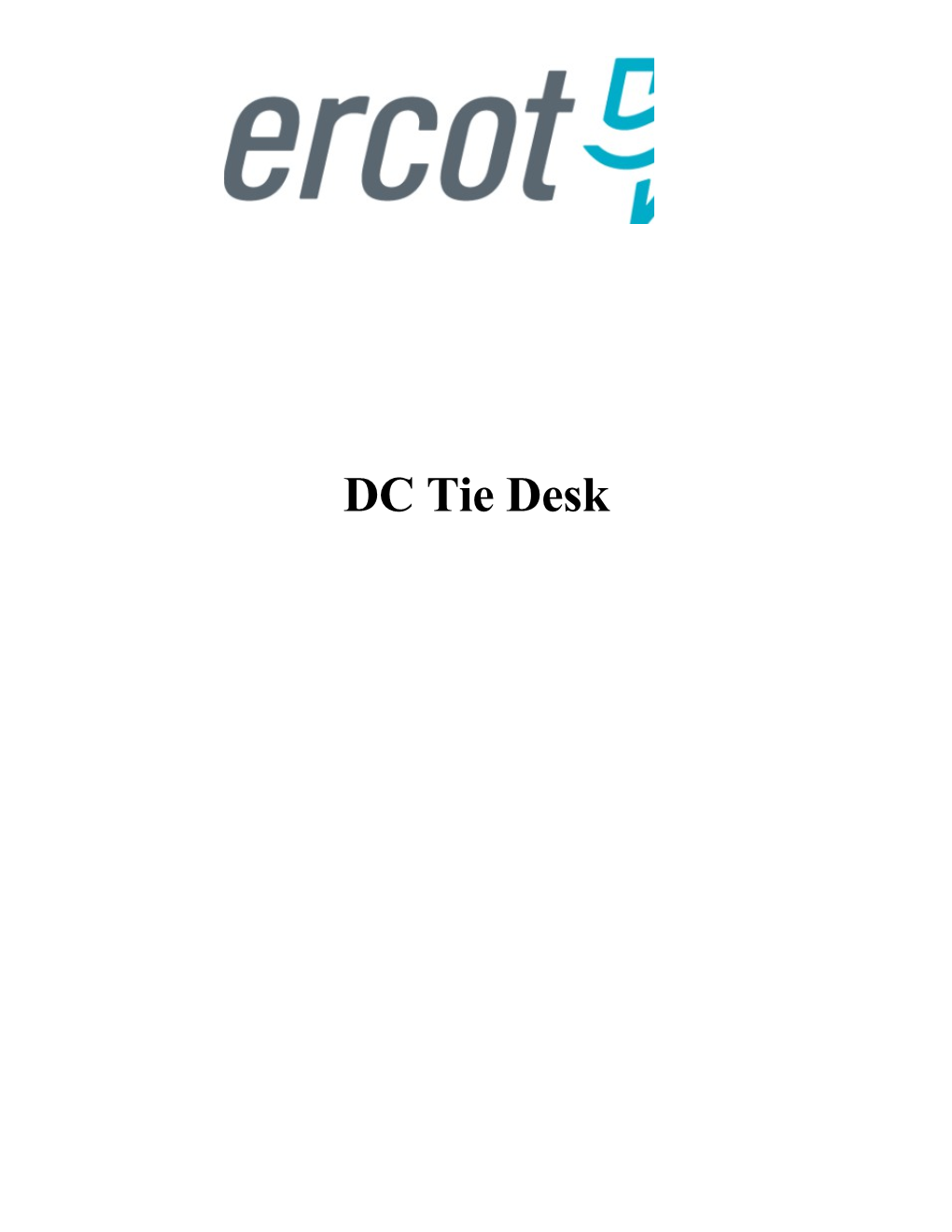 DC Tie Desk