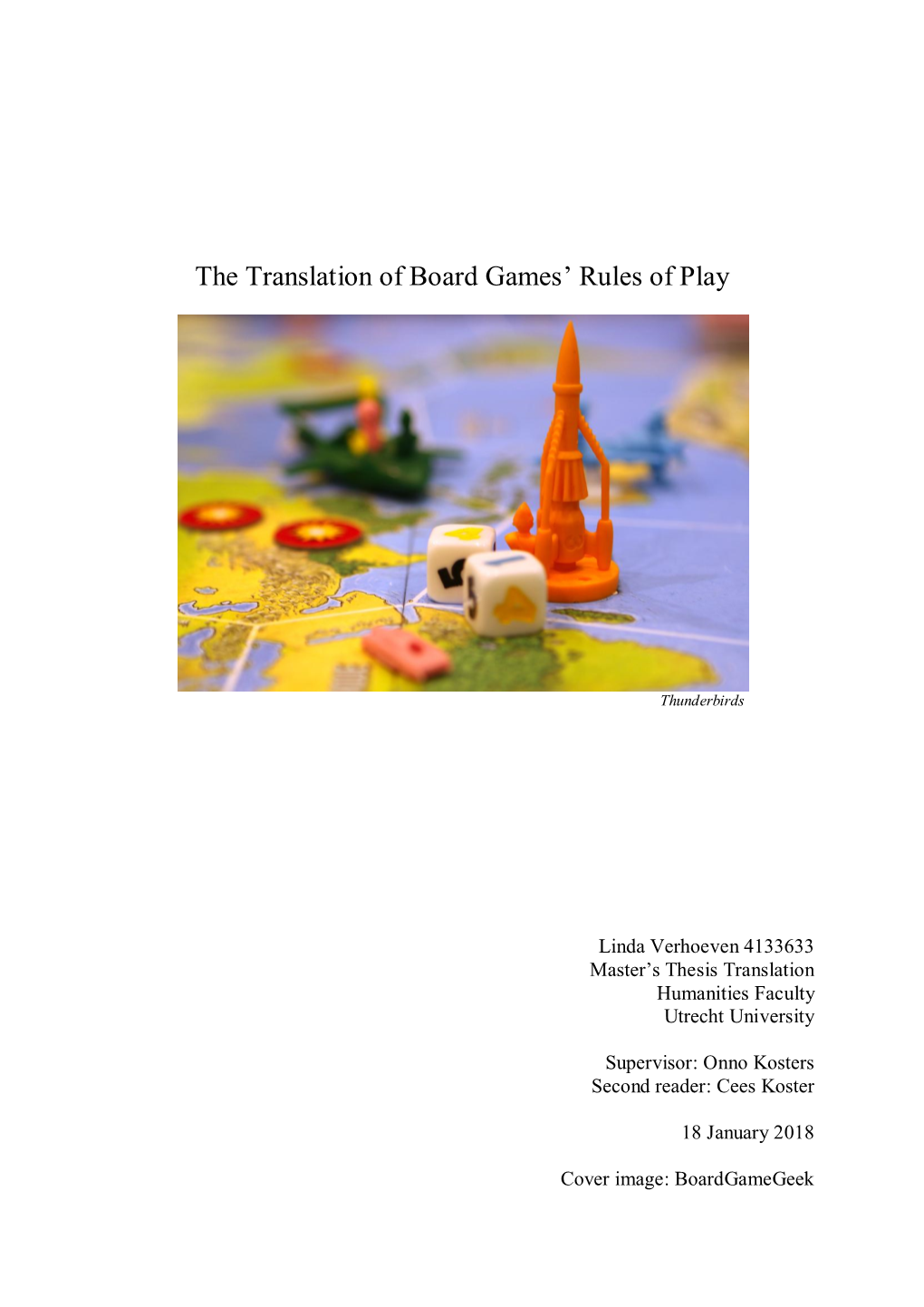 The Translation of Board Games' Rules of Play