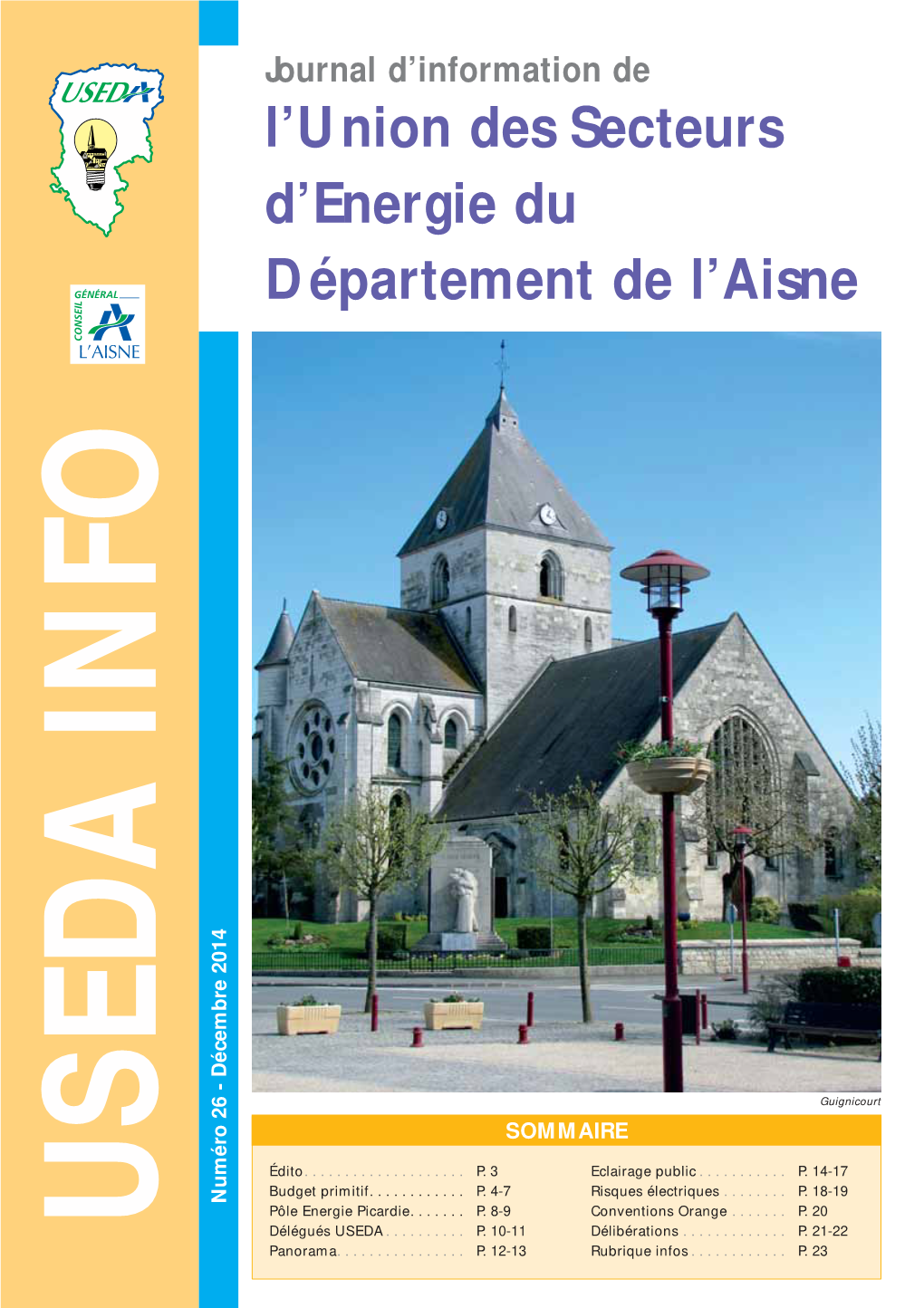 L'u Nion Des Secteurs D'energie Du Département De L'aisne