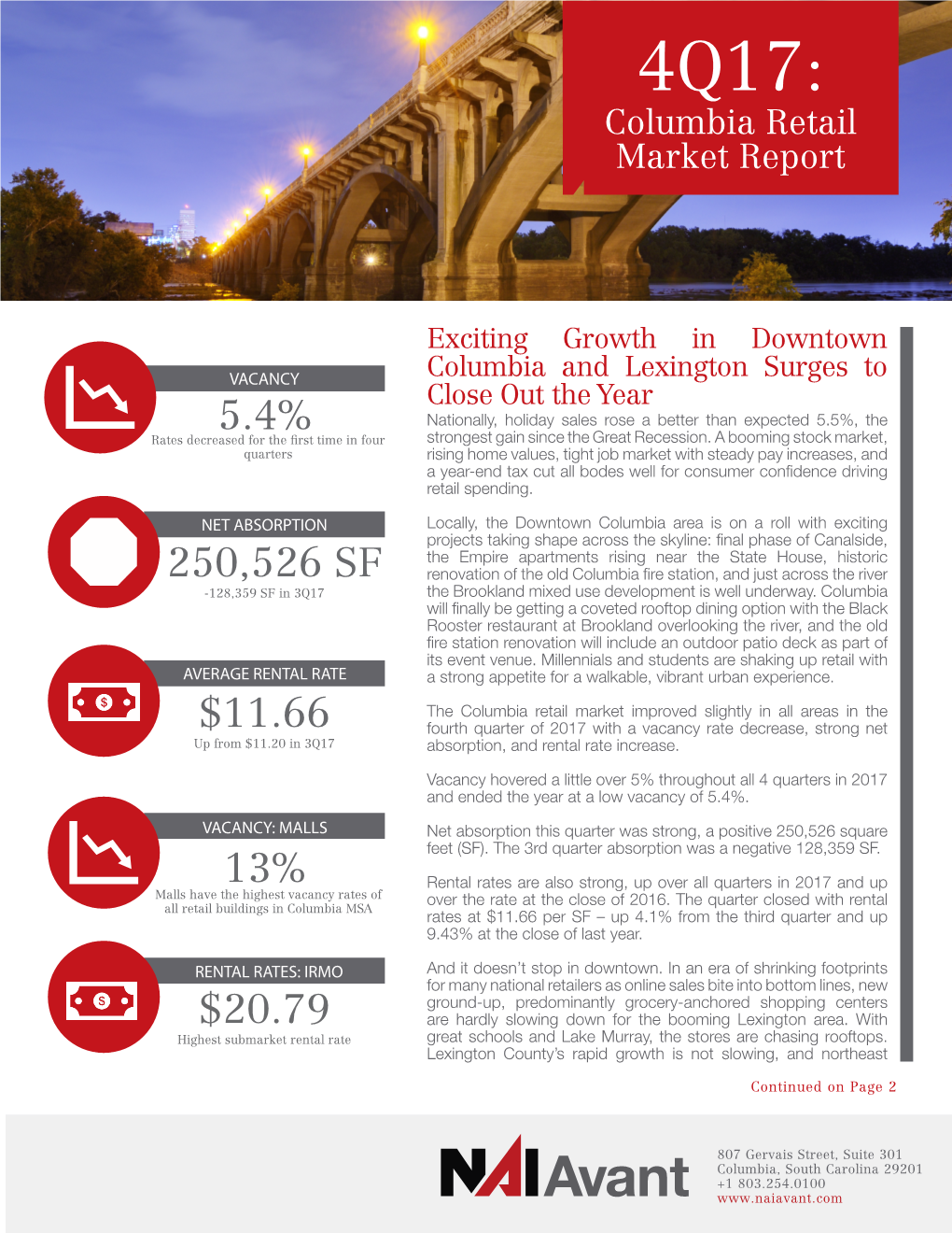 4Q17 Columbia Retail Market Report