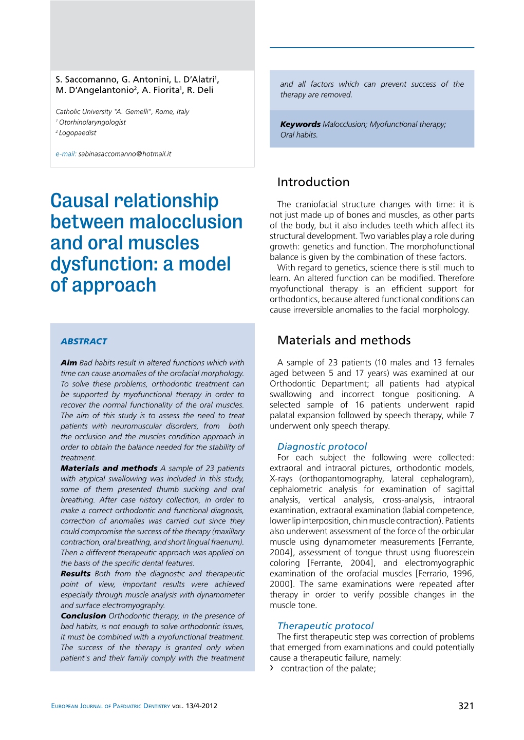 A Model of Approach