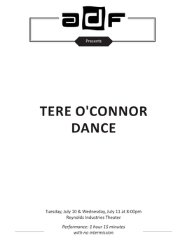 Tere O'connor Dance