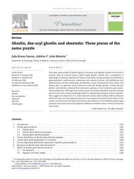 Ghrelin Desacyl Ghrelin and Obestatin Three Pieces of the Same Puzzle.Pdf