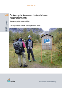 1490 Bruken Og Brukarane Av Jostedalsbreen Nasjonalpark 2017