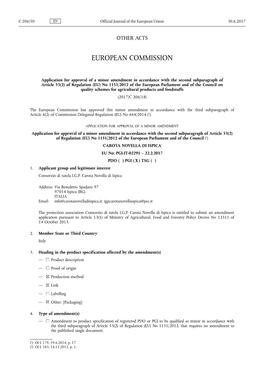 Of Regulation (EU) No 1151 /2012 of the European Parliament and of the Council on Quality Schemes for Agricultural Products and Foodstuffs (2017/C 206/18)