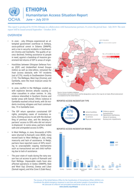 ETHIOPIA Humanitarian Access Situation Report June – July 2019