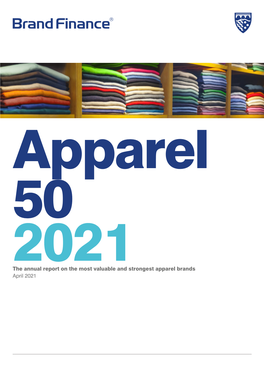 “Apparel 50 – 2021” Di Brand Finance