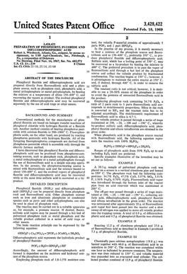 United States Patent Office Patented Feb