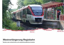 Studie Westverlängerung Regiobahn 11,6 MB