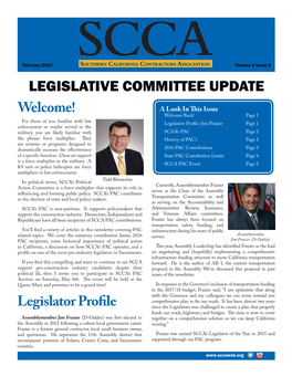 Legislative Committee Update