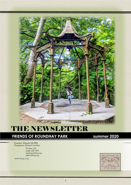 THE NEWSLETTER FRIENDS of ROUNDHAY PARK Summer 2020