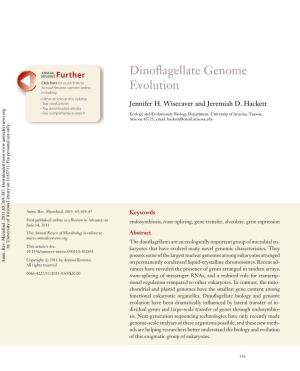 Dinoflagellate Genome Evolution