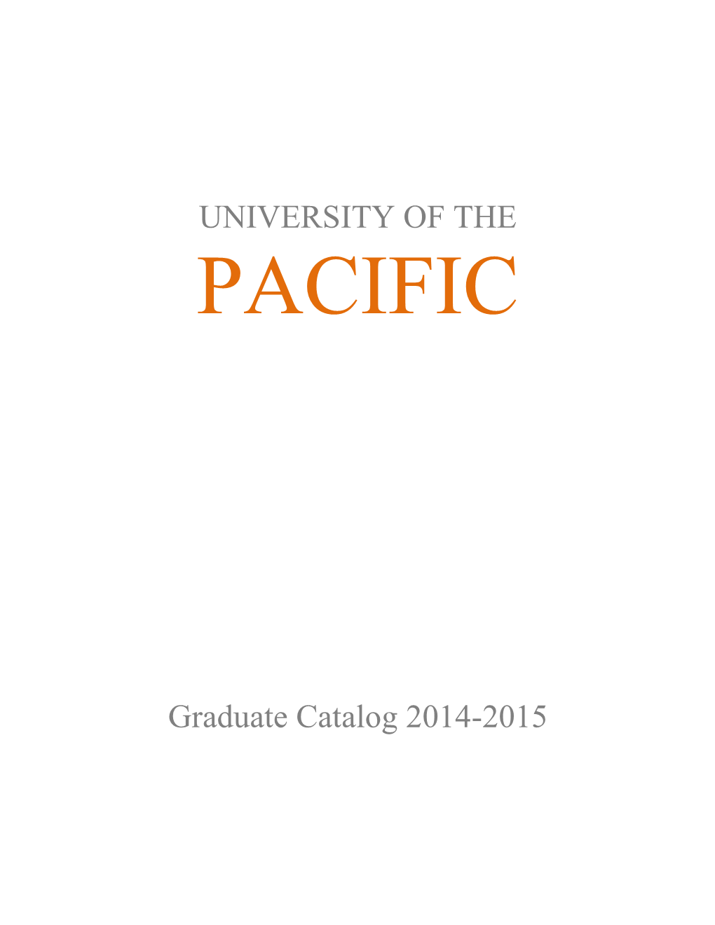 2014-2015 Graduate Catalog