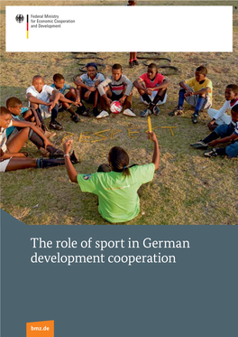 The Role of Sport in German Development Cooperation