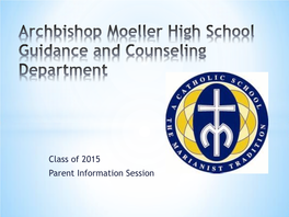Archbishop Moeller High School Guidance and Counseling