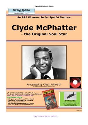Clyde Mcphatter & Bonus