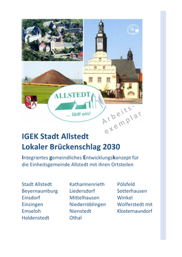 IGEK Stadt Allstedt Lokaler Brückenschlag 2030