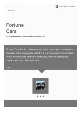 Fortune Cars