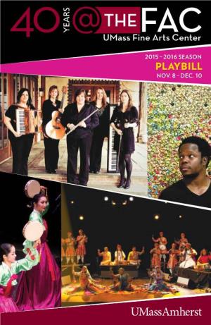 Playbill Covers 2015-2016.Indd 3 9/25/15 11:51 AM © 2009 the Coca-Cola Company