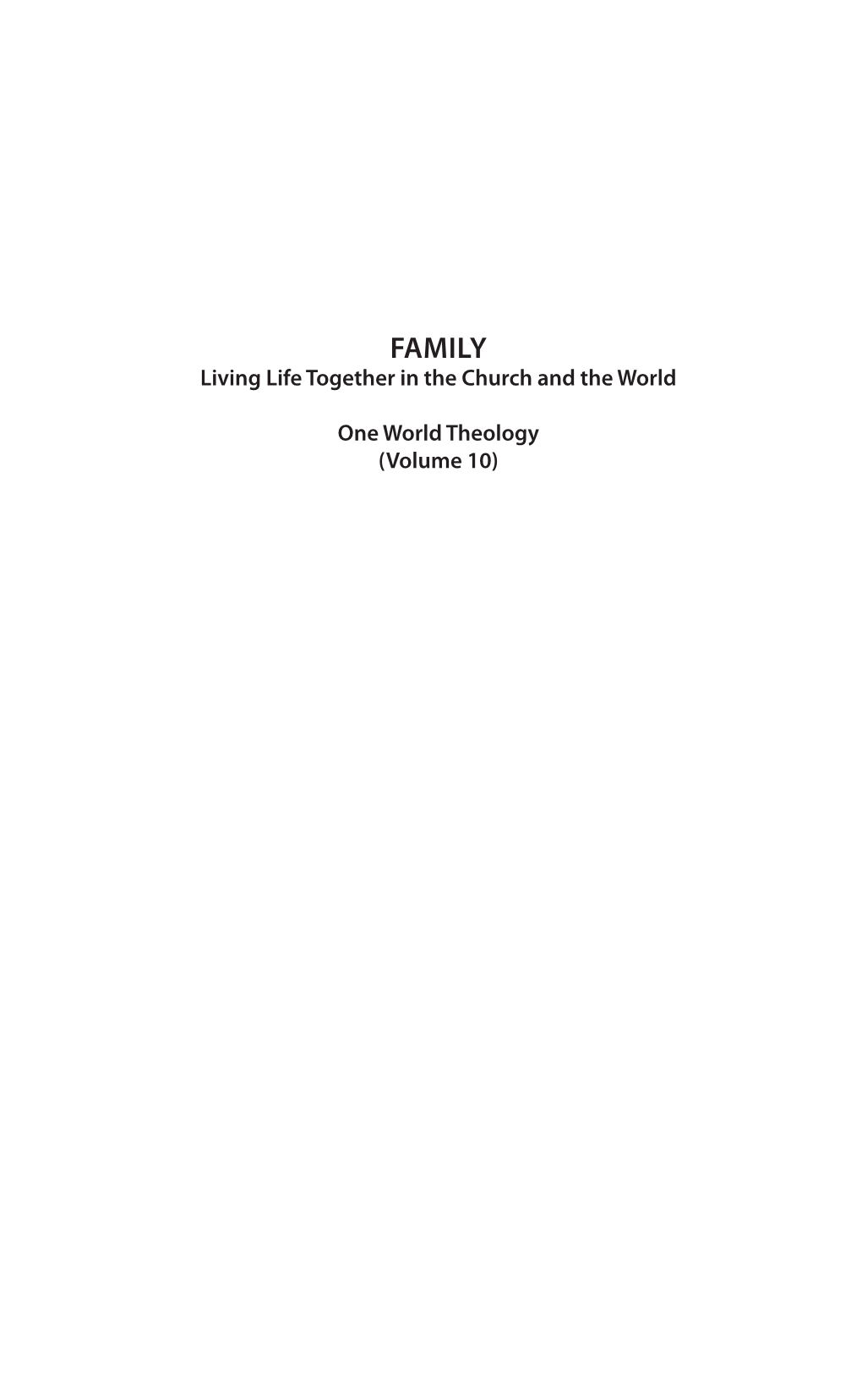 Marriage and the Family (2015) Michael Sievernich