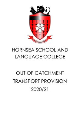 Hornsea School and Language College out of Catchment Transport Provision