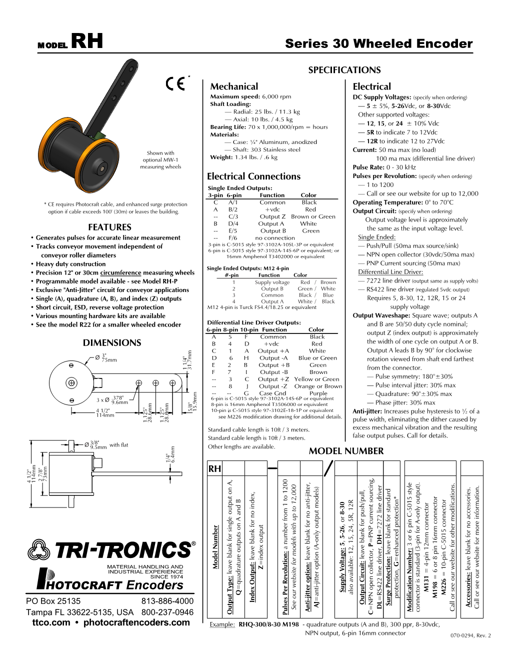 Series 30 Wheeled Encoder