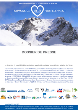 Dossier De Presse