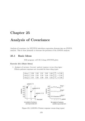 Chapter 25 Analysis of Covariance